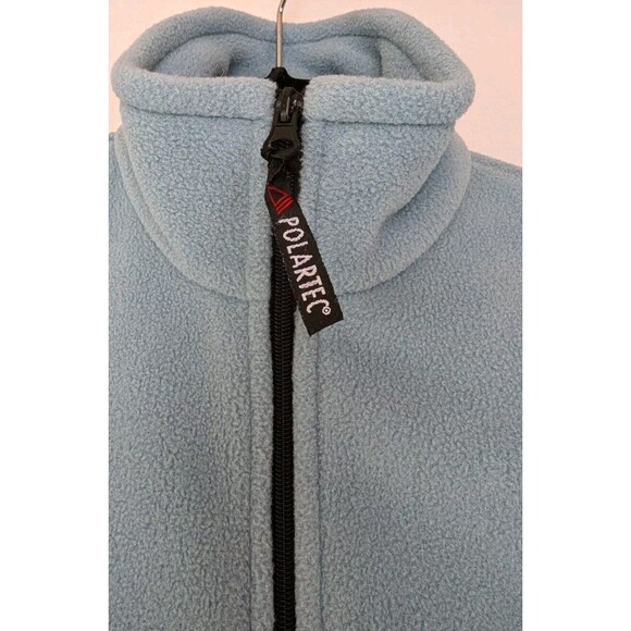 Avalanche Polartec Vest Women's M Fleece Green Pockets Blue - Picture 4 of 8